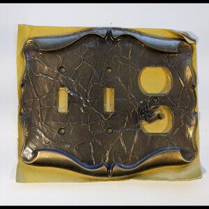 Amerock Carriage House Double Light Switch Cover Plate/Outlet Cover NEW OLD STK